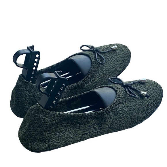 Knit Ballet Flats Green Women’s Size 8 NWT Travel Casual Slip O…Balletcore Goth - Picture 14 of 16